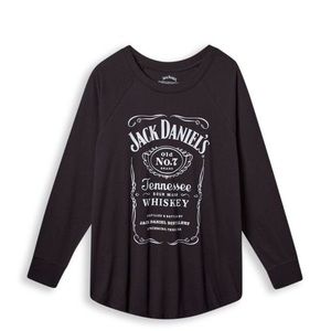 NWT Torrid Jack Daniels Raglan Tee